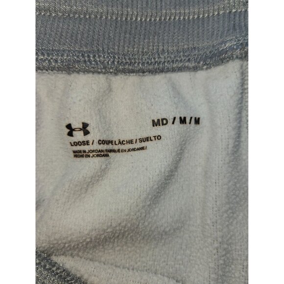 Under Armour Mens Loose Fit Jogger Sweatpants Medium Gray - Picture 4 of 6